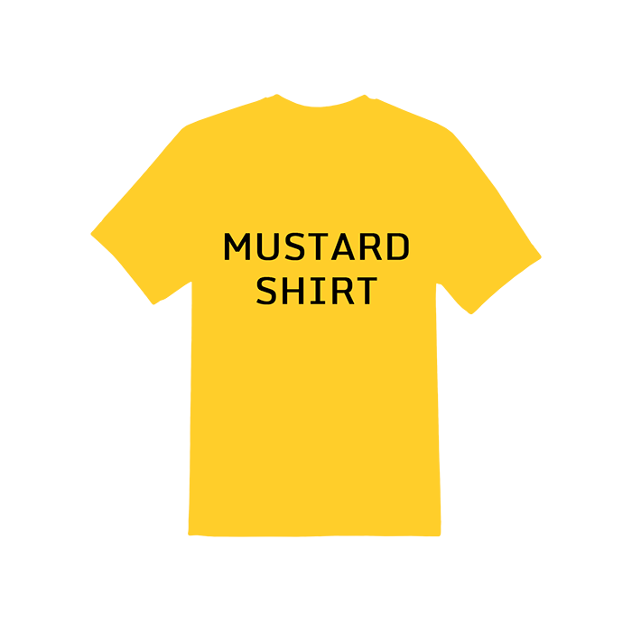 Mustard Shirt Logo