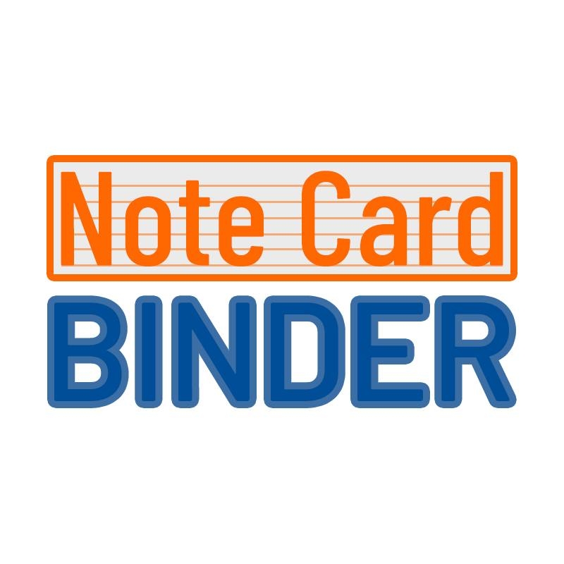 Note Card Binder Logo